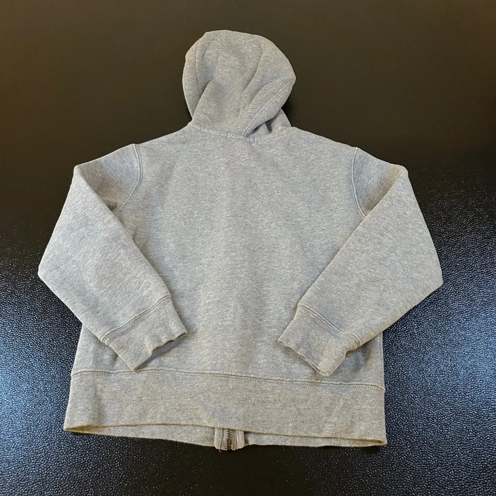 Polo Ralph Lauren‎ Full Zip Hoodie Sweatshirt Pony Logo Gray Youth Small (8)